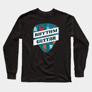 Rhythm Guitar Guitar Pick Long Sleeve T-Shirt